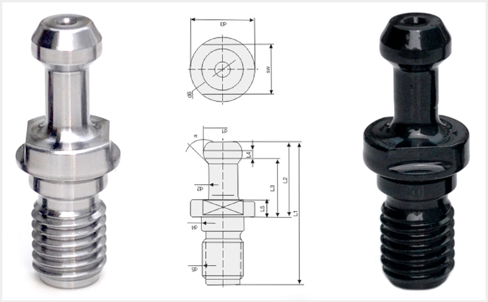 數控刀柄拉釘規格尺寸圖大全下載