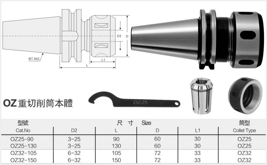 bt50重切削刀柄規(guī)格尺寸圖